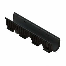 Канал (лоток) водоотводный ЛВ-15.21.22 PolyMax Basic пластиковый 082401-М 1000x210 мм H=215 мм Standartpark
