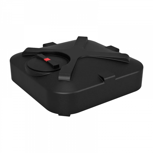 Бак для душа Rostok с лейкой 250 л. Черный