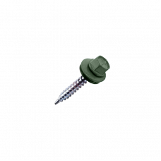 Саморезы кровельные 4,8*35 RR11 / RAL6020 250 шт.