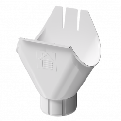 Воронка Docke STAL PREMIUM D125 RAL9010 Пломбир