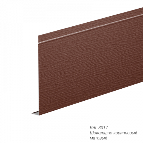 L-профиль 200 мм AquaSystem 0,5 мм покрытие GreenCoat Pural Matt BT заказной цвет 2000 мм