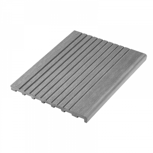 Ступень UnoDeck ДПК крупный вельвет Дымчатый дуб, 3000x345x23 мм