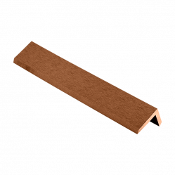 Профиль угловой CM Decking BARK ДПК мелкий вельвет Тик, 50x38 2000 мм