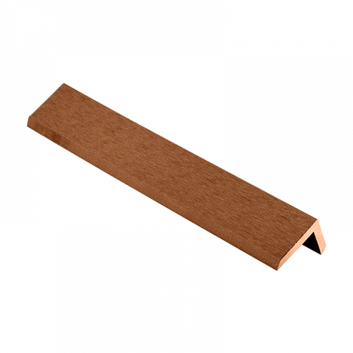 Профиль угловой CM Decking BARK ДПК мелкий вельвет Тик, 50x38 2000 мм