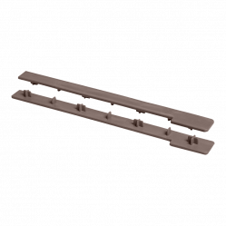 Заглушка ступени CM Decking NATUR/VINTAGE пластик Венге, 345x35 мм 2 шт.