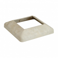 Кант нижний CM Railing нейлон гладкая Белое дерево, 160x160 H=60 мм