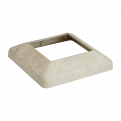 Кант нижний CM Railing нейлон гладкая Белое дерево, 160x160 H=60 мм