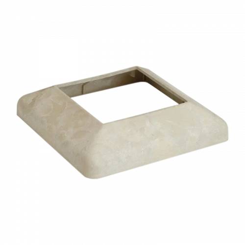 Кант нижний CM Railing нейлон гладкая Белое дерево, 160x160 H=60 мм