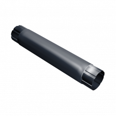 Труба соединительная Grand Line D90 RAL7024 Темно-серый 1000 мм