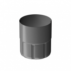 Муфта трубы соединительная Docke STAL PREMIUM D90 RAL7024 Графит