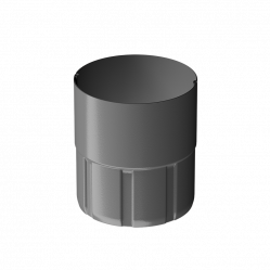Муфта трубы соединительная Docke STAL PREMIUM D90 RAL7024 Графит