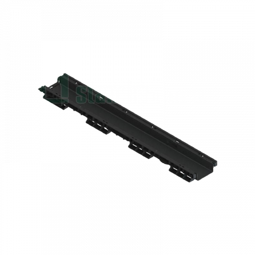 Канал (лоток) водоотводный ЛВ-10.16.06 PolyMax Basic пластиковый 8050-М 1000x160 мм H=60 мм Standartpark