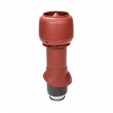 Вентиляционный выход P 125/IS/500 Vilpe RR29 / RAL3009 Красный изолированный