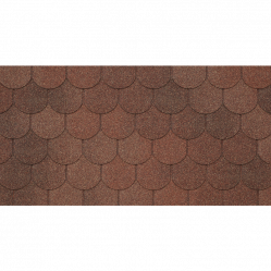 Гибкая черепица Tegola ASSISI Terracotta 2,9 м²