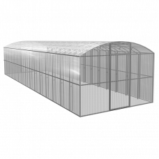 Теплица Прямостенная 10x3 м, каркас 25x25 мм, оцинков.