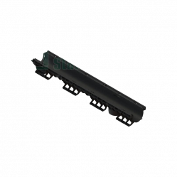 Канал (лоток) водоотводный ЛВ-10.16.12 PolyMax Basic пластиковый 8020-М 1000x156 мм H=120 мм Standartpark