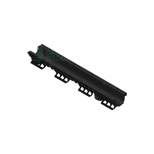 Канал (лоток) водоотводный ЛВ-10.16.12 PolyMax Basic пластиковый 8020-М 1000x156 мм H=120 мм Standartpark