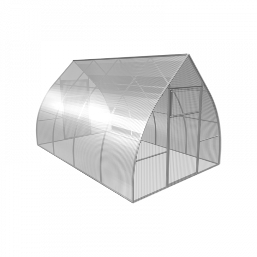 Теплица Купольная 4x3 м, каркас 25x25 мм, оцинков.