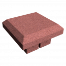Крышка столба GRINDERDECO ДПК гладкая Асфальт/Венге/Карамель/Орех, 160x160x80 мм
