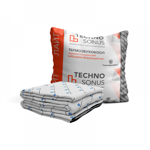 Techno Sonus ТермоЗвукоИзол Лайт звукоизоляционный мат 10000x1500 10 мм