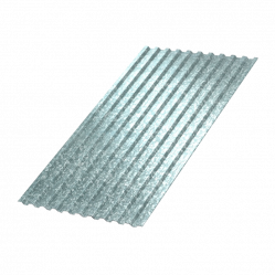 Профнастил Металл Профиль C21 0,55 мм покрытие Zinc