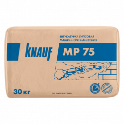 Штукатурка гипсовая КНАУФ МП 75 мешок 30 кг.