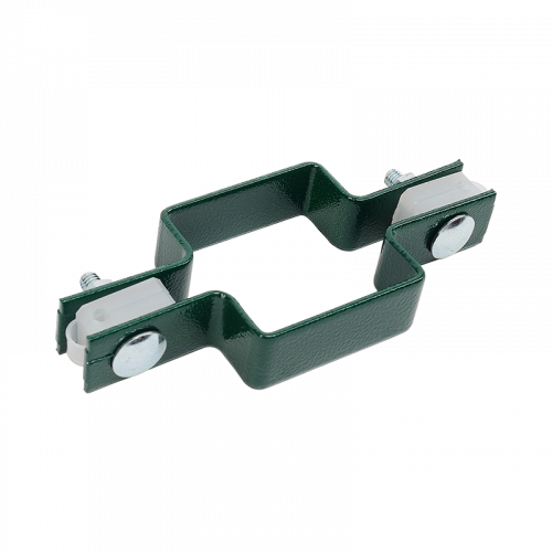 Крепеж двусторонний с болтом и гайкой Каскад Люкс Zn + ППК RAL6005 60x60 мм