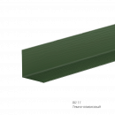 Внутренний угол 50x50 мм AquaSystem 0,5 мм покрытие GreenCoat Pural BT заказной цвет 2000 мм