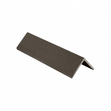 Профиль угловой CM Cladding VINTAGE ДПК текстура дерева Венге, 70x70 2000 мм