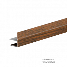 F-профиль AquaSystem 0,5 мм покрытие Printech 2000 мм