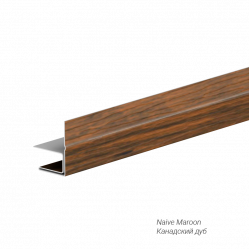 F-профиль AquaSystem 0,5 мм покрытие Printech 2000 мм