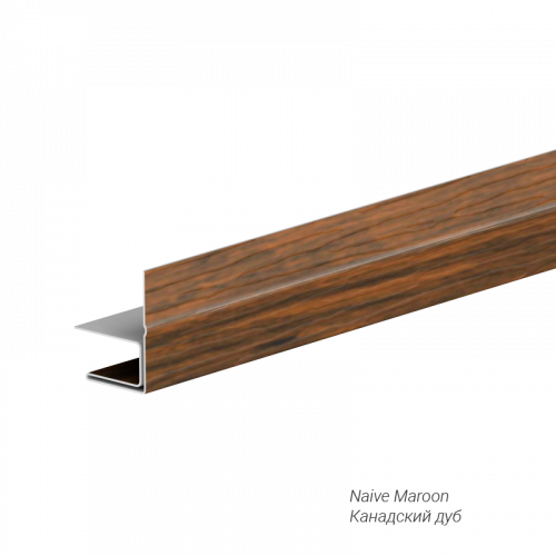 F-профиль AquaSystem 0,5 мм покрытие Printech 2000 мм