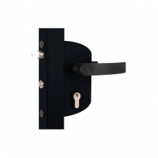 Замок для калитки накладной ПРОМ-60 RAL9005