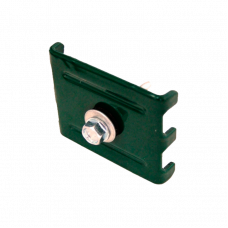 Крепление панели к столбу скоба + саморез Grand Line 3D Light PE RAL6005