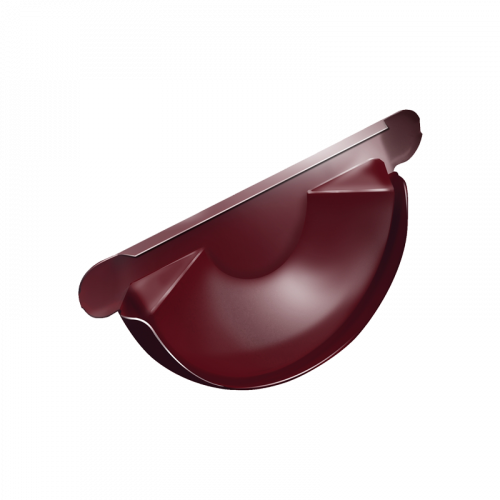 Заглушка желоба Grand Line D125 RAL3005 Красный