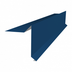 Ветровая планка PE 0,45 мм RAL5005 2000 мм