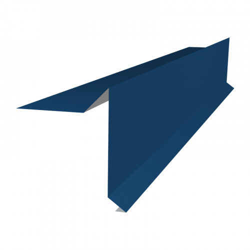 Ветровая планка PE 0,45 мм RAL5005 2000 мм