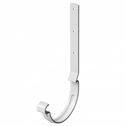 Кронштейн желоба Docke STAL PREMIUM D125 RAL9010 Пломбир 300 мм