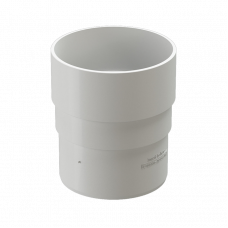 Муфта трубы соединительная Docke PREMIUM D85 Пломбир RAL9003