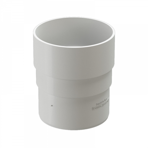 Муфта трубы соединительная Docke PREMIUM D85 Пломбир RAL9003