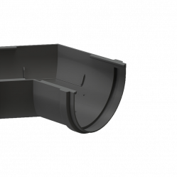 Угол желоба универсальный 135° Docke PREMIUM D120 Графит RAL7024