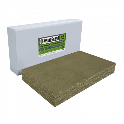 Плита SoundGuard Basalt 50 звукопоглощающая 1200x600 50 мм 4 шт.
