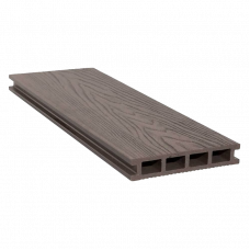 Террасная доска пустотелая CM Decking VINTAGE ДПК Венге, 4000x140x25 мм