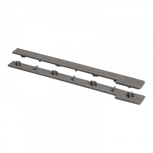 Заглушка ступени CM Decking VINTAGE пластик Эбен, 345x35 мм 2 шт.