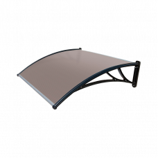 Защитный козырек матовый Fakro 93x28 STOPrain® Бронзовый 120 см.