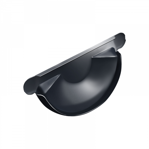 Заглушка желоба Grand Line D125 RAL7024 Темно-серый