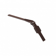 Крепление крюка желоба регулируемое Docke PREMIUM 120/85 Шоколад RAL8019 169/280 мм