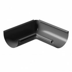 Угол желоба внутренний 90° Docke STAL PREMIUM D125 RAL7024 Графит