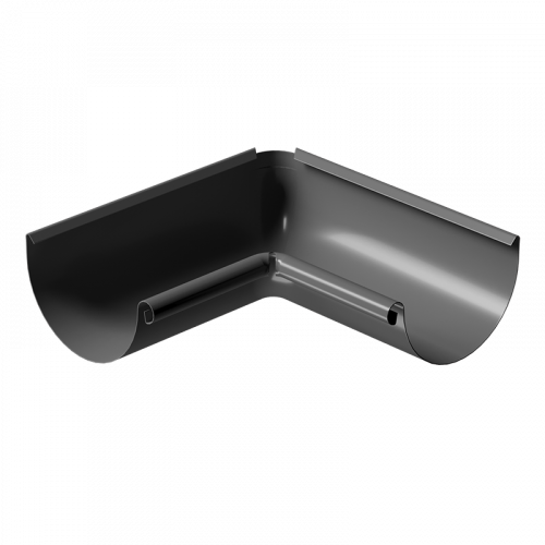 Угол желоба внутренний 90° Docke STAL PREMIUM D125 RAL7024 Графит