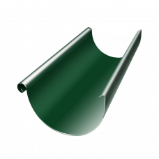 Желоб Grand Line D125 RAL6005 Зеленый 3000 мм